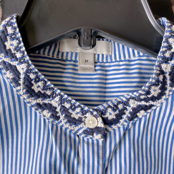 J Crew Cotton Tunic with Embroidered Details - Picture 8 of 9